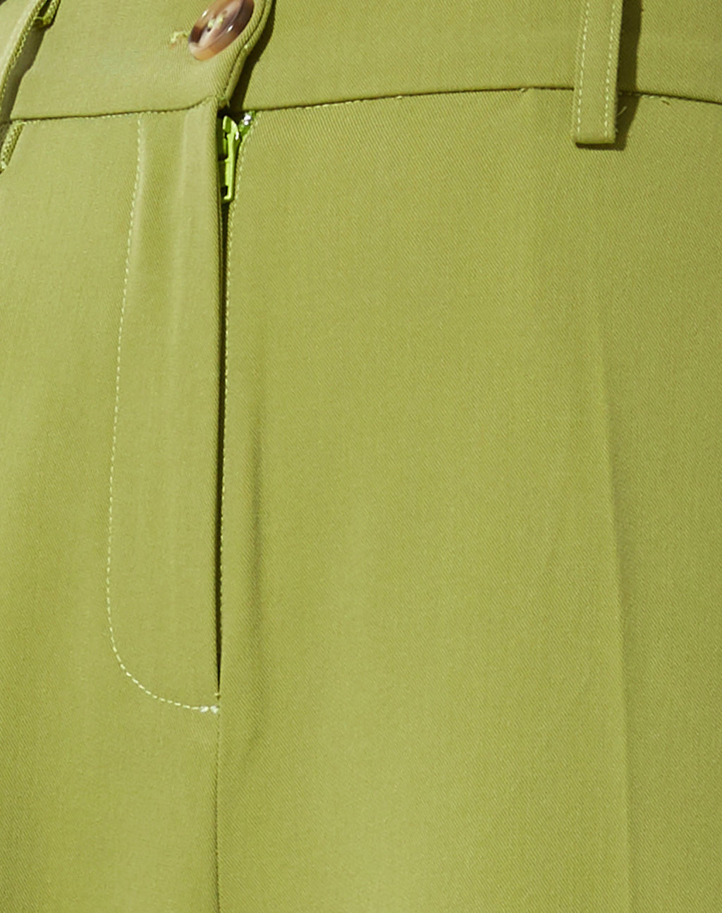 Abba Straight Leg Trouser in Tailoring Apple Green