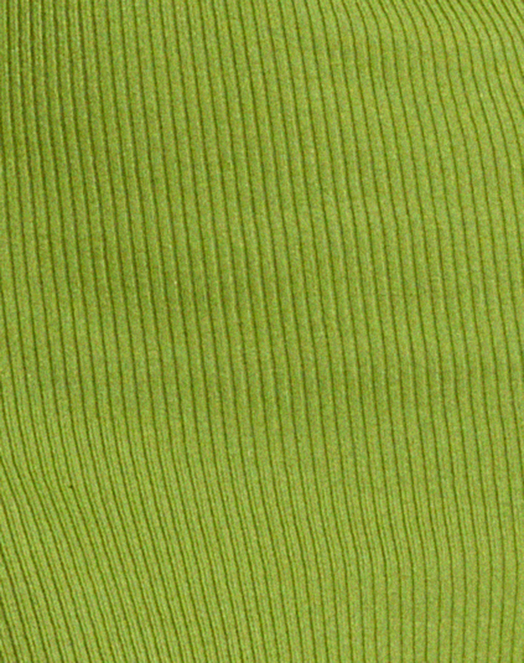 Afiqah Knitted Midi Dress in Golden Lime