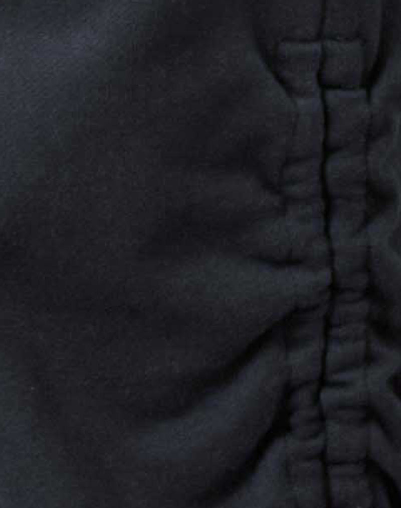 Rylan Ruched Jogger in Beluga Grey