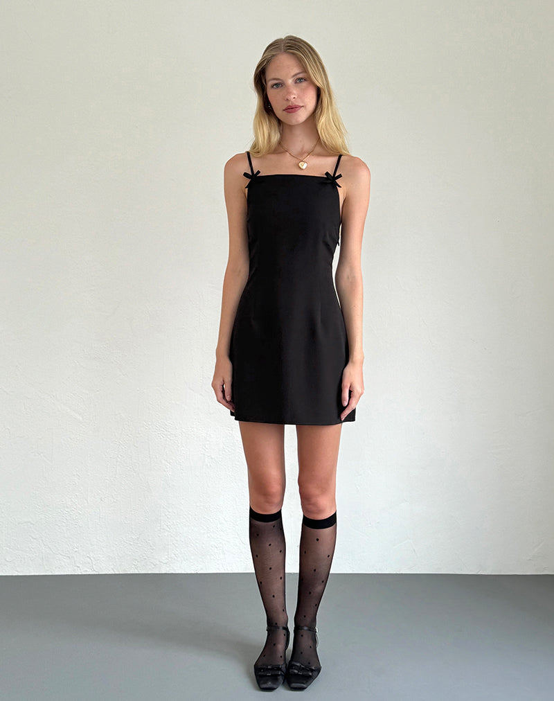 Aketi Mini Dress in Black