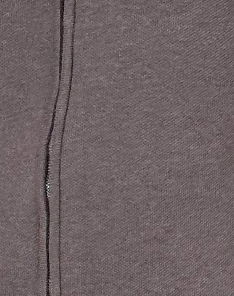 Alniyat Long Sleeve Cardi in Charcoal Grey