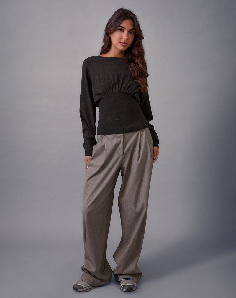 Arvel Jumper in Knit Charcoal