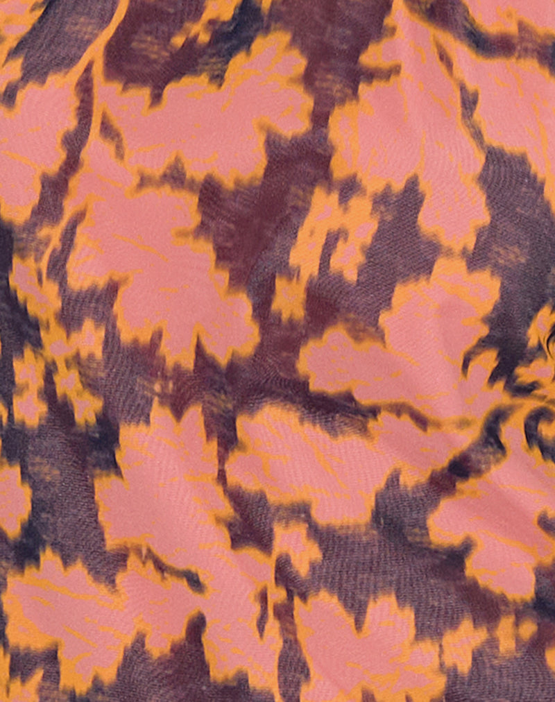 Astina Halterneck Top in Furnishing Floral