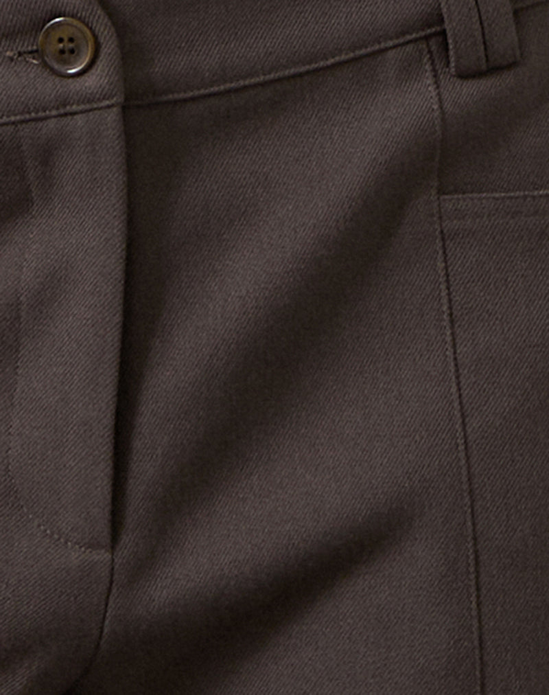 Avina Trouser in Tailoring Dark Olive
