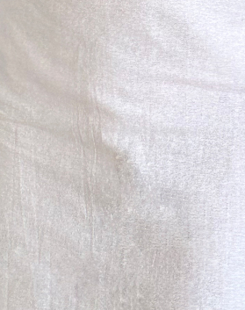 Ayana Open Back Mini Dress in Off White Linen