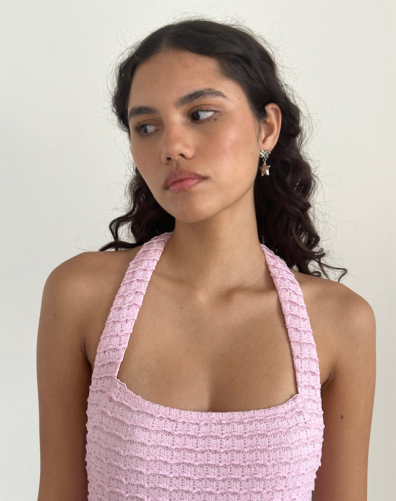 Bellatrix Earrings Pink Star