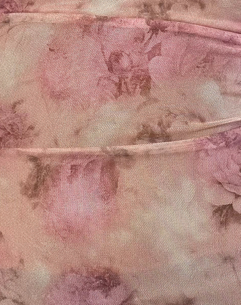 Bindu Bandeau Top in Smoky Floral Peach