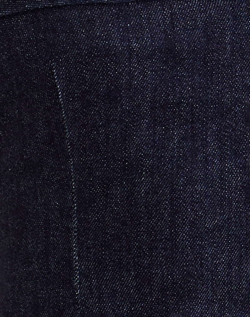 Caira Chambray Halter Top in Indigo