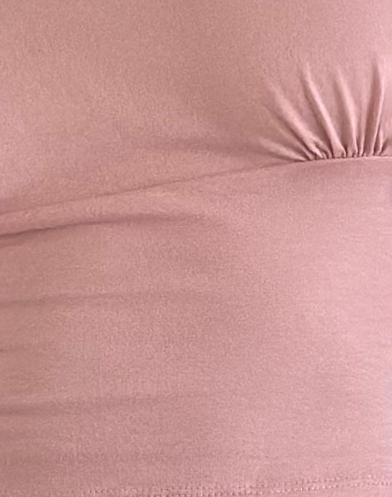 Cania Corset Top in Pink Lady