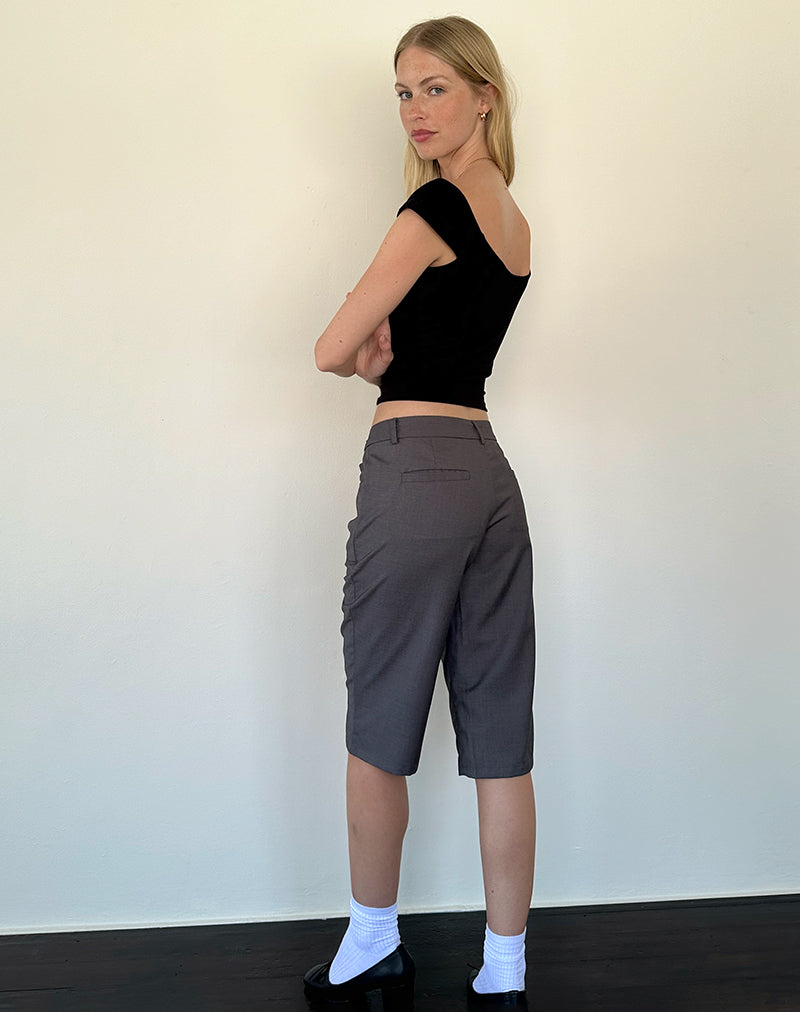 Cania Top in Black Lycra