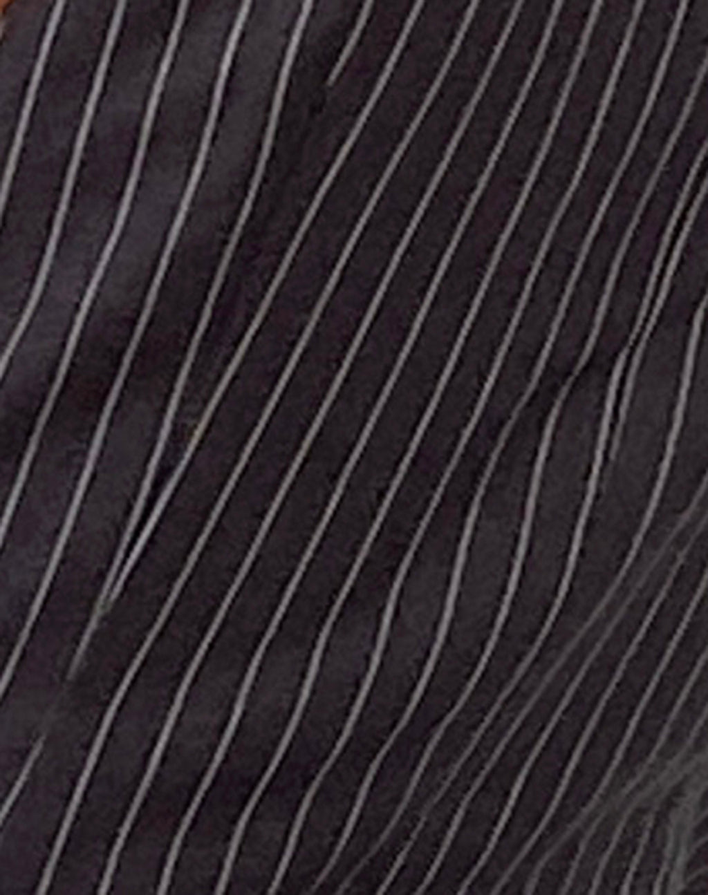 Canta Tailored Vest Top in Dark Grey Pinstripe