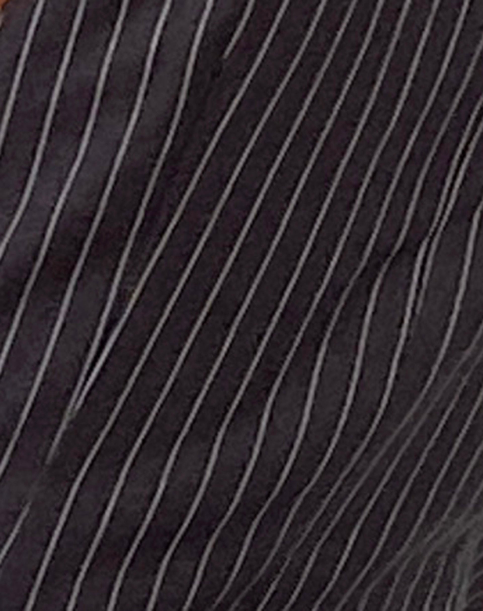 Canta Tailored Vest Top in Dark Grey Pinstripe