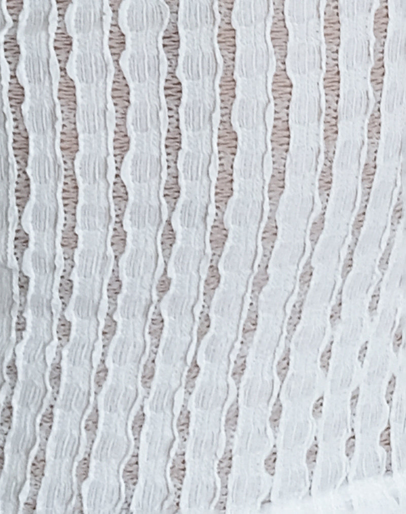 Nova Top in Crinkle White