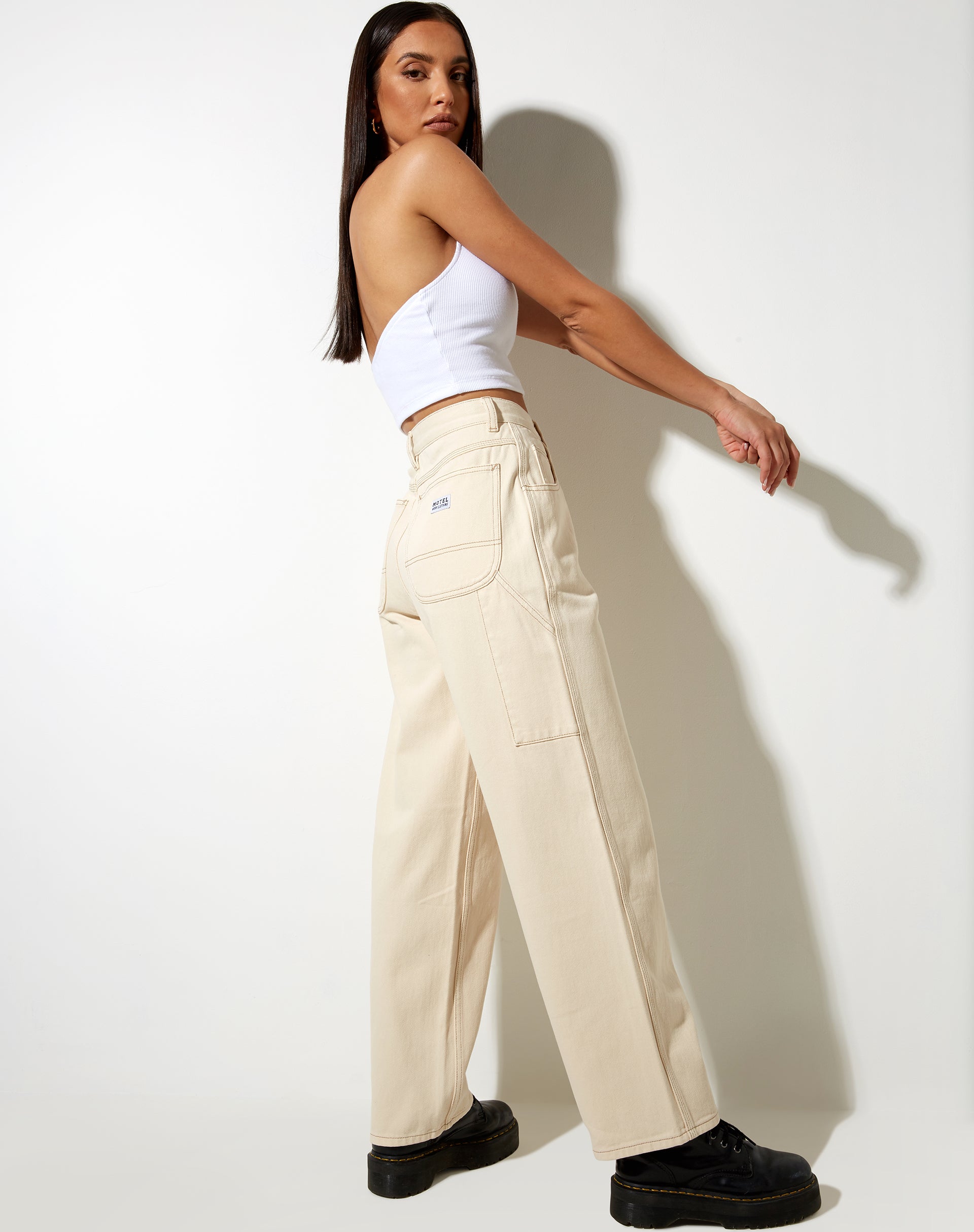 Carpenter Jeans in Ecru