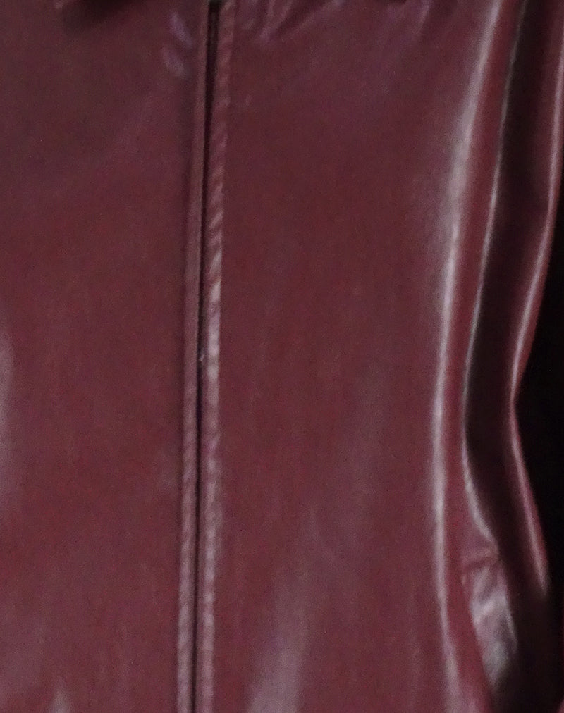 Cavita Jacket in Burgundy
