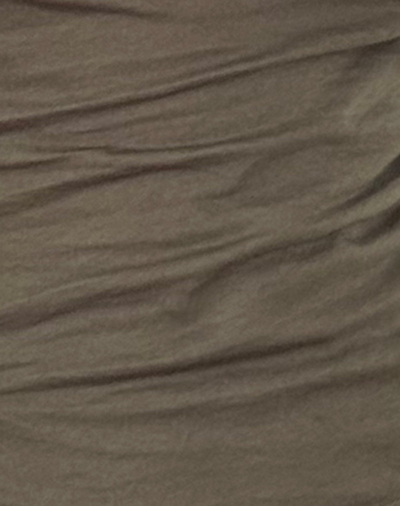 Charya Off The Shoulder Top in Olive