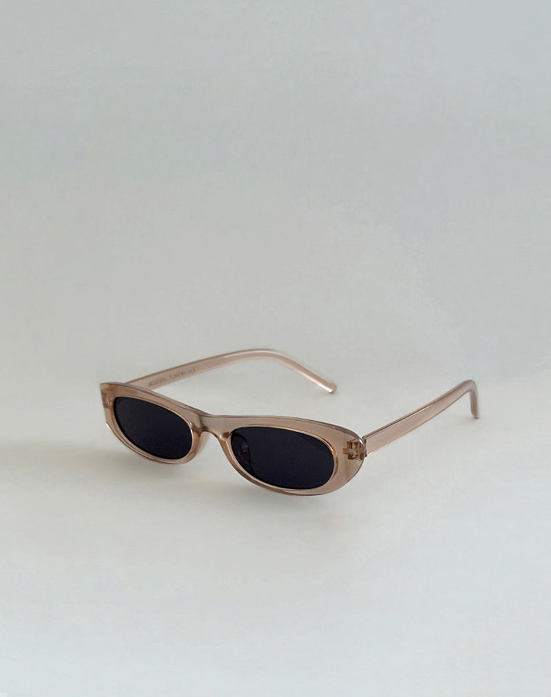 Cinida Rectangle Sunglasses in Opaque Rose