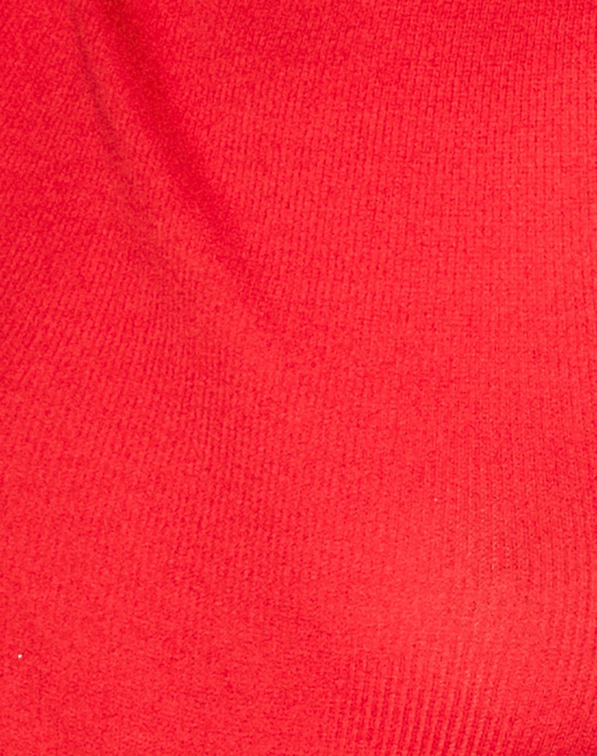 Clias Crop Top in Rib Racing Red