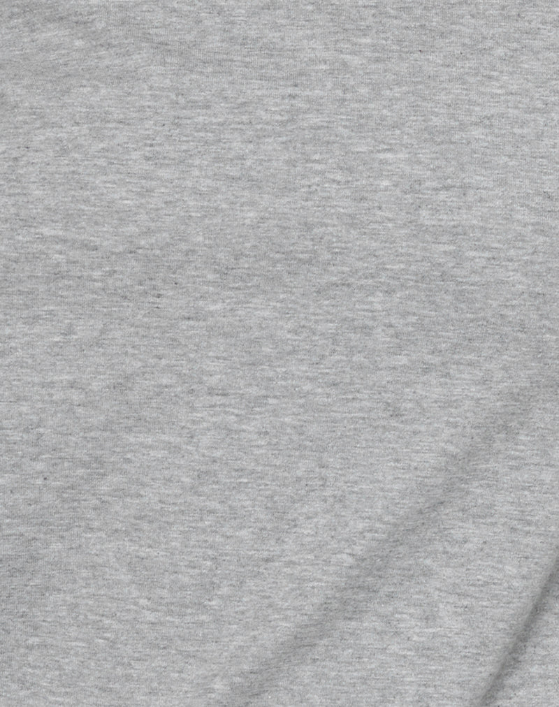 Clio Baggy Tee in Grey Marl