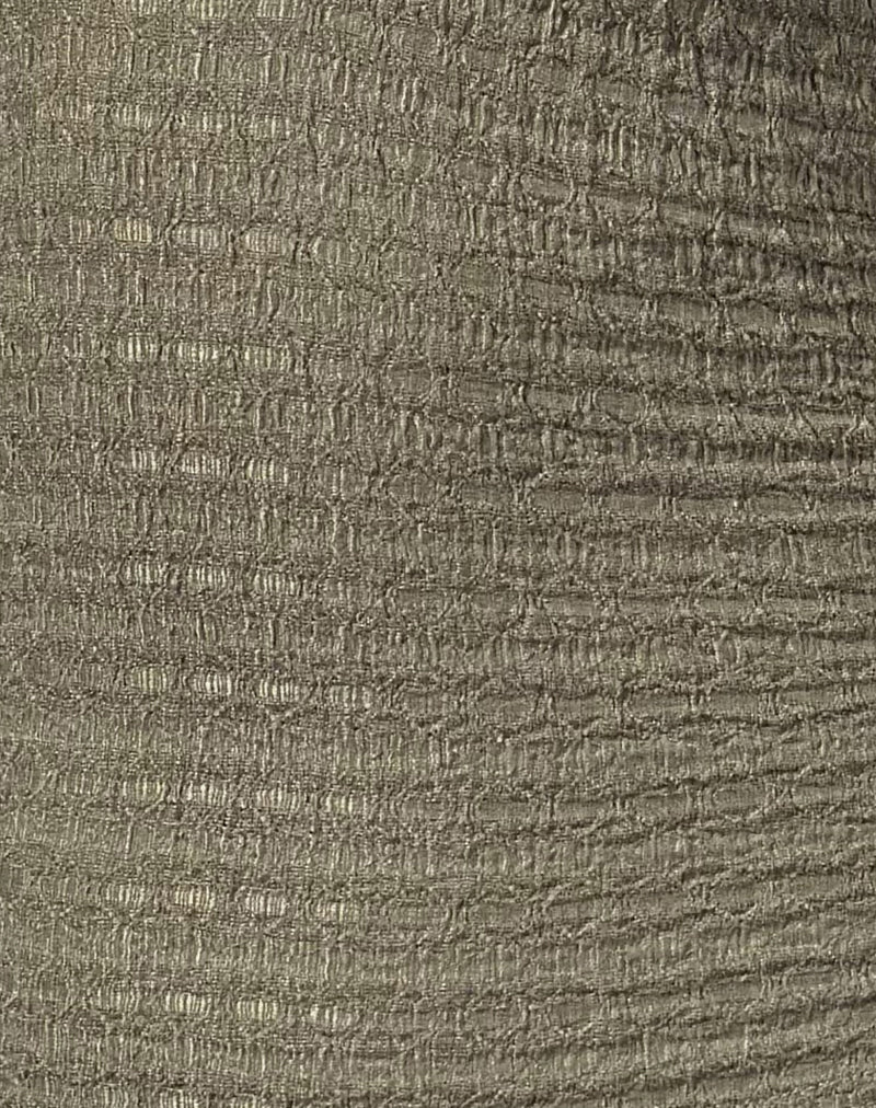 Cosimo Halter Neck Top in Textured Khaki