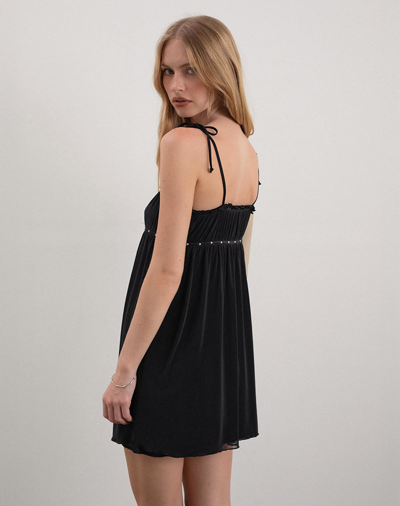 Damiera Mini Dress in Black
