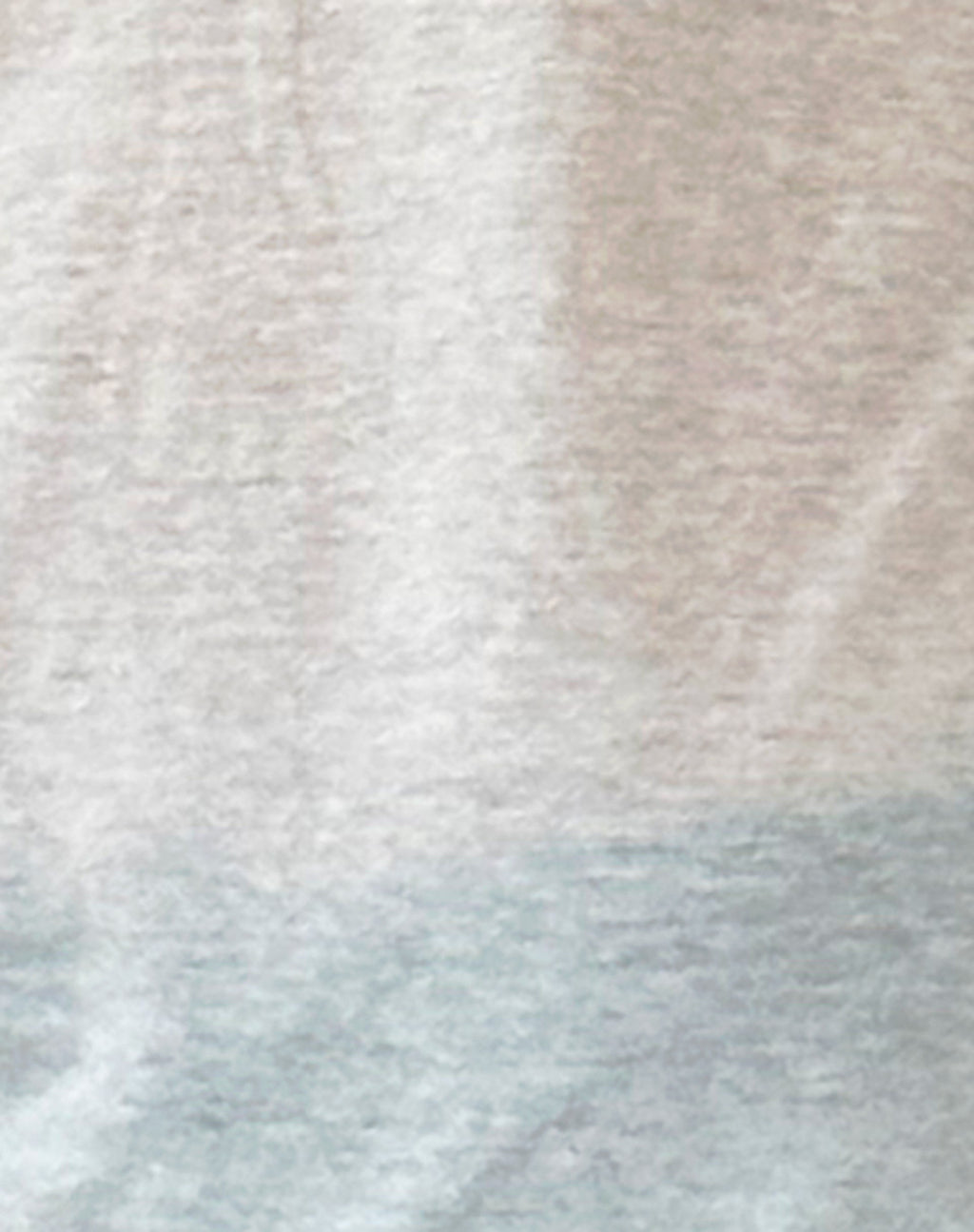 Damon Baggy Long Sleeve Top in White Tissue Jersey