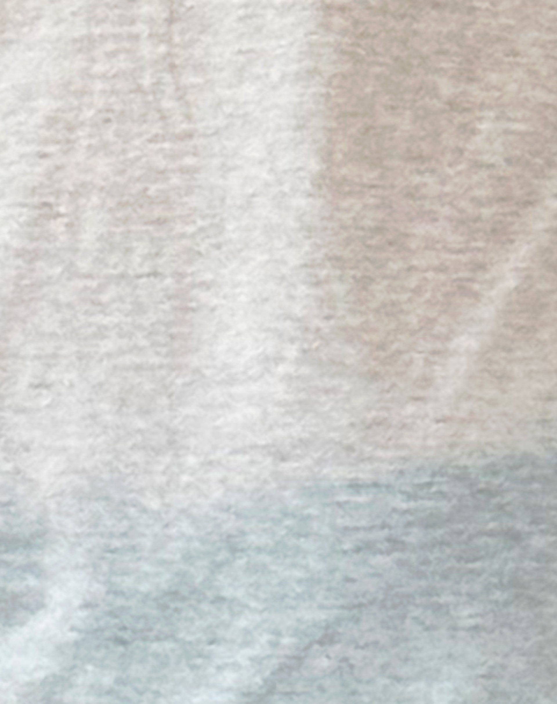 Damon Baggy Long Sleeve Top in White Tissue Jersey