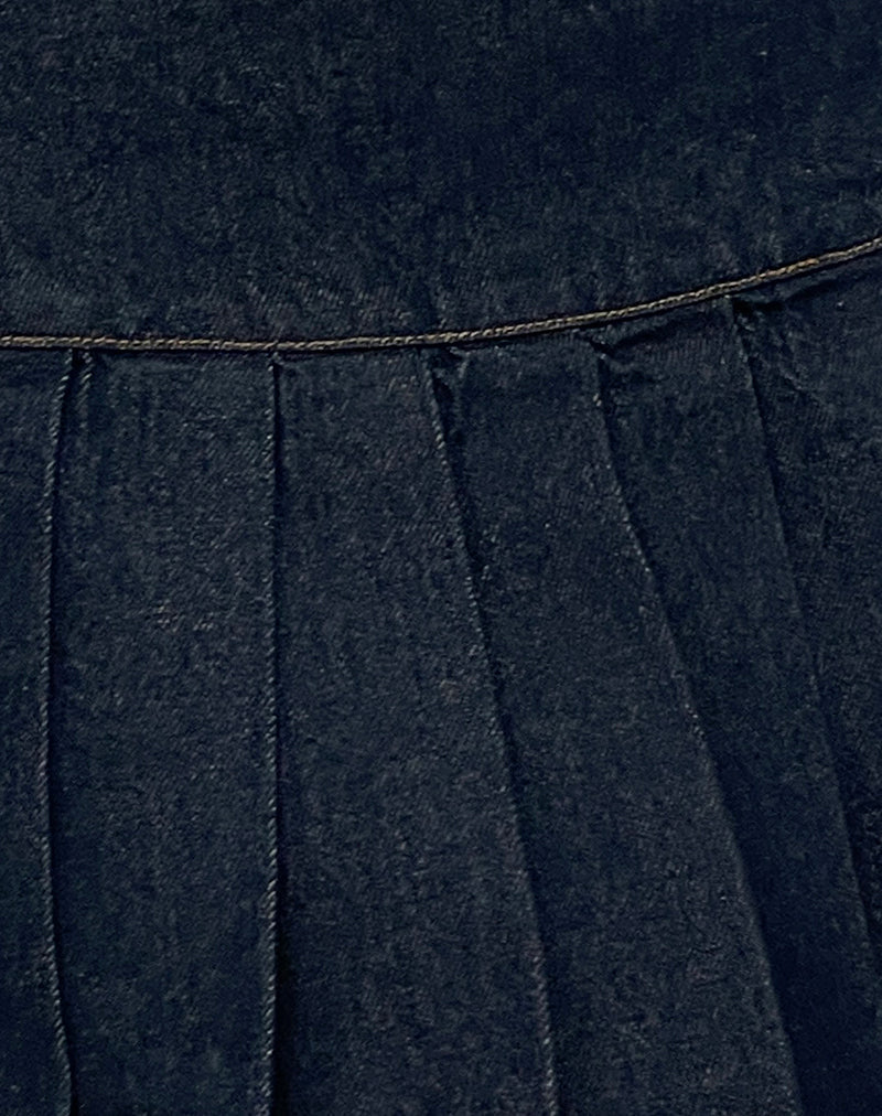 Casini Mini Skirt in Indigo