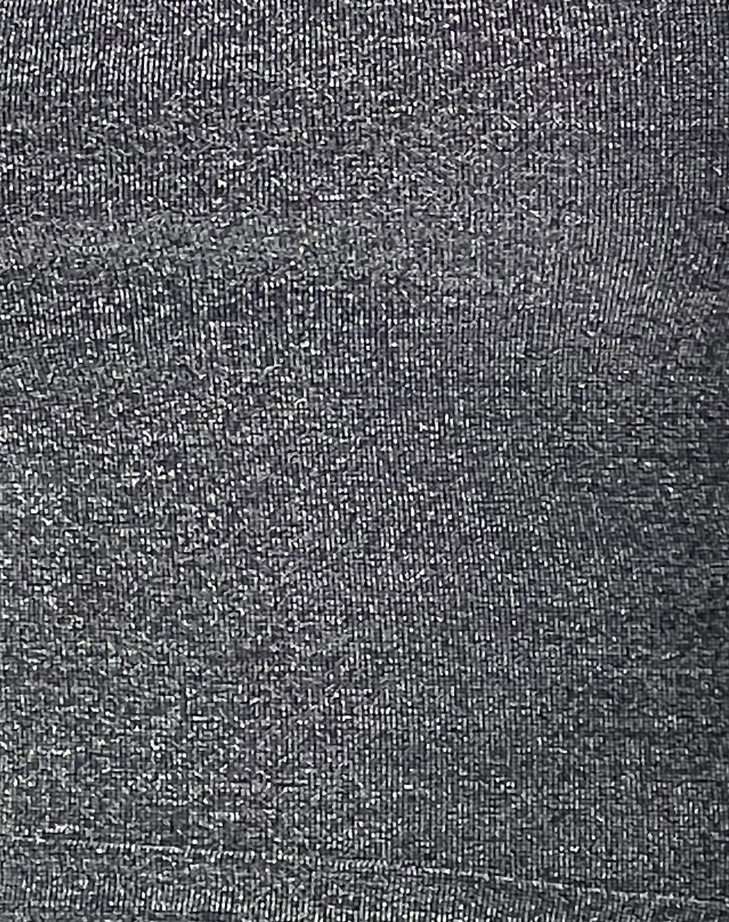 Derse One Shoulder Top in Silver with Rosette