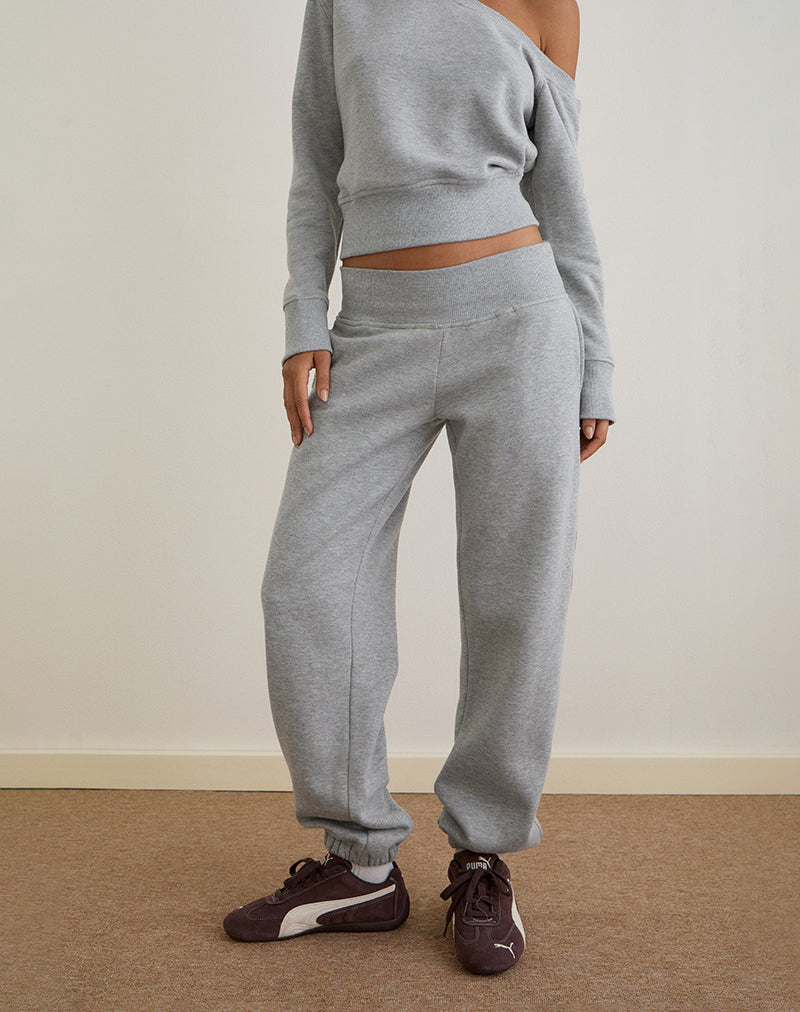 Epsie Oversized Jogger in Grey Marl
