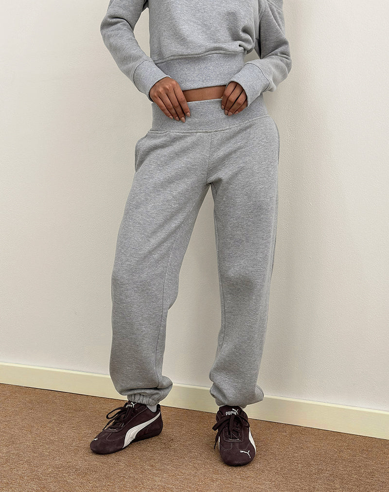 Epsie Oversized Jogger in Grey Marl