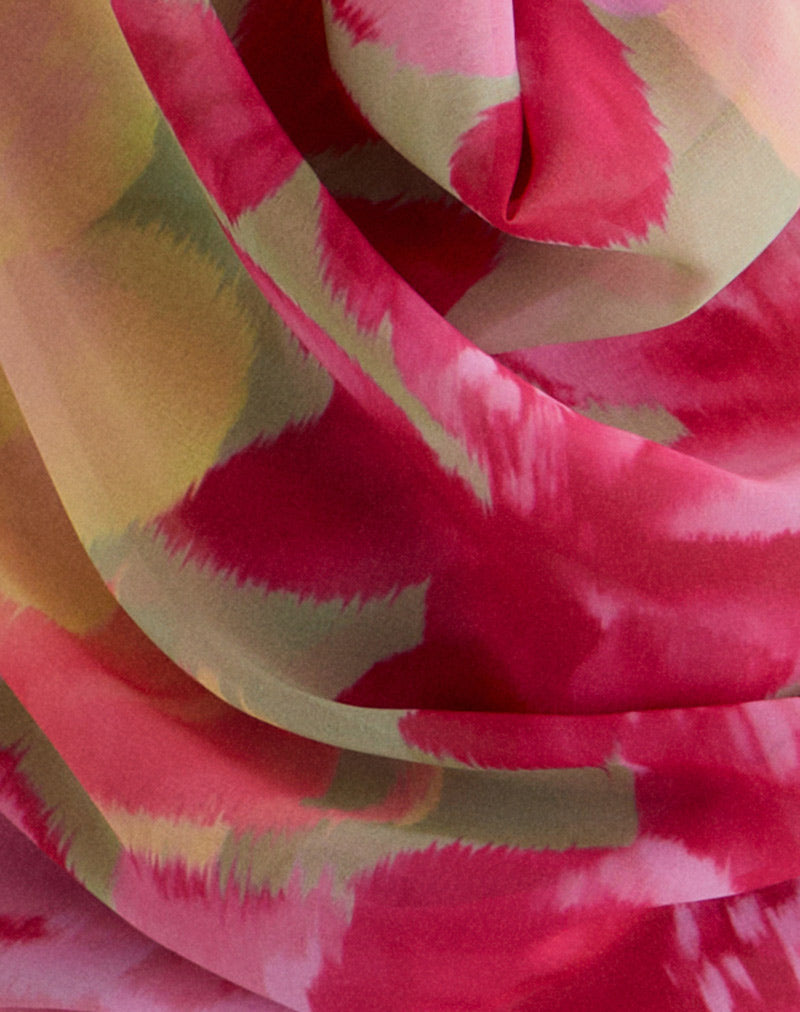 Duma Cowl Halter Top in Bold Multi Colour Floral