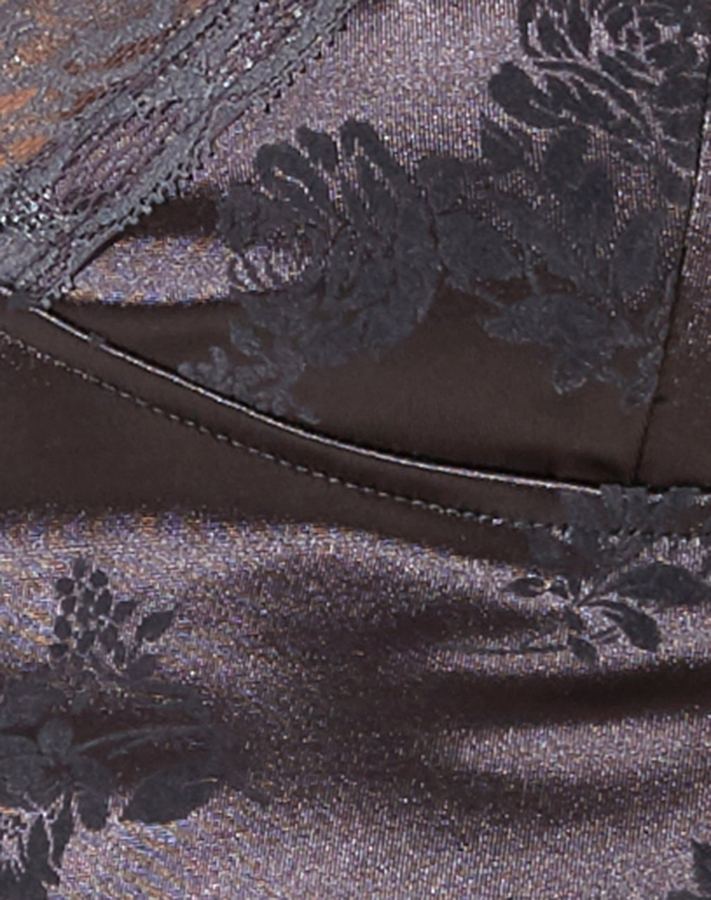 Dyrana Crop Top in Rose Flock Choco