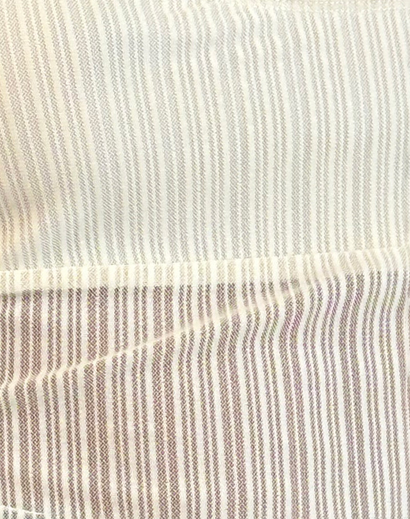 Elagia Top in Sheer Texture Ivory