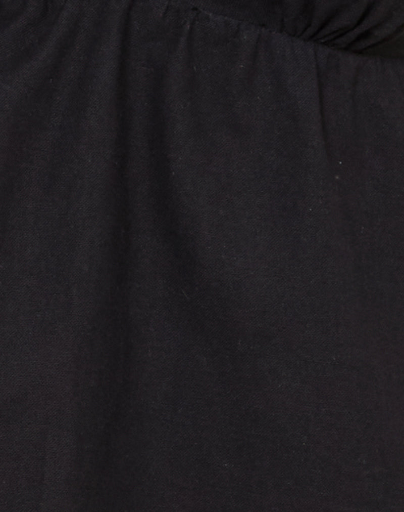 Eldana Halterneck Top in Black