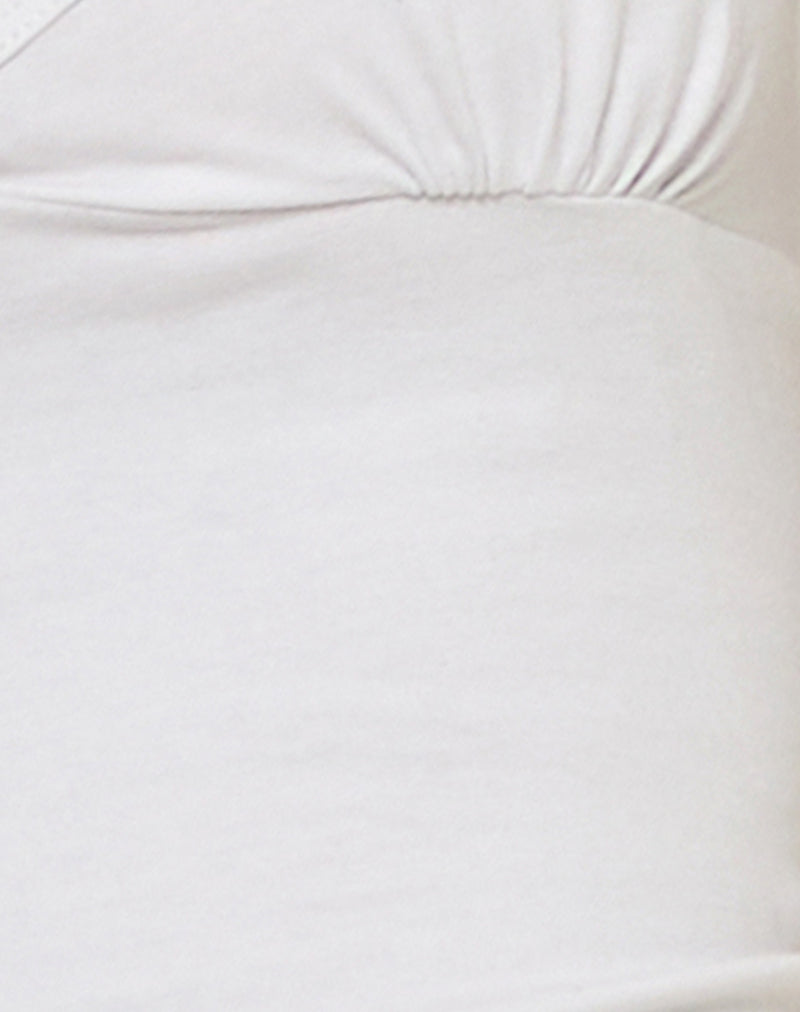 Elspe Halterneck Top in White