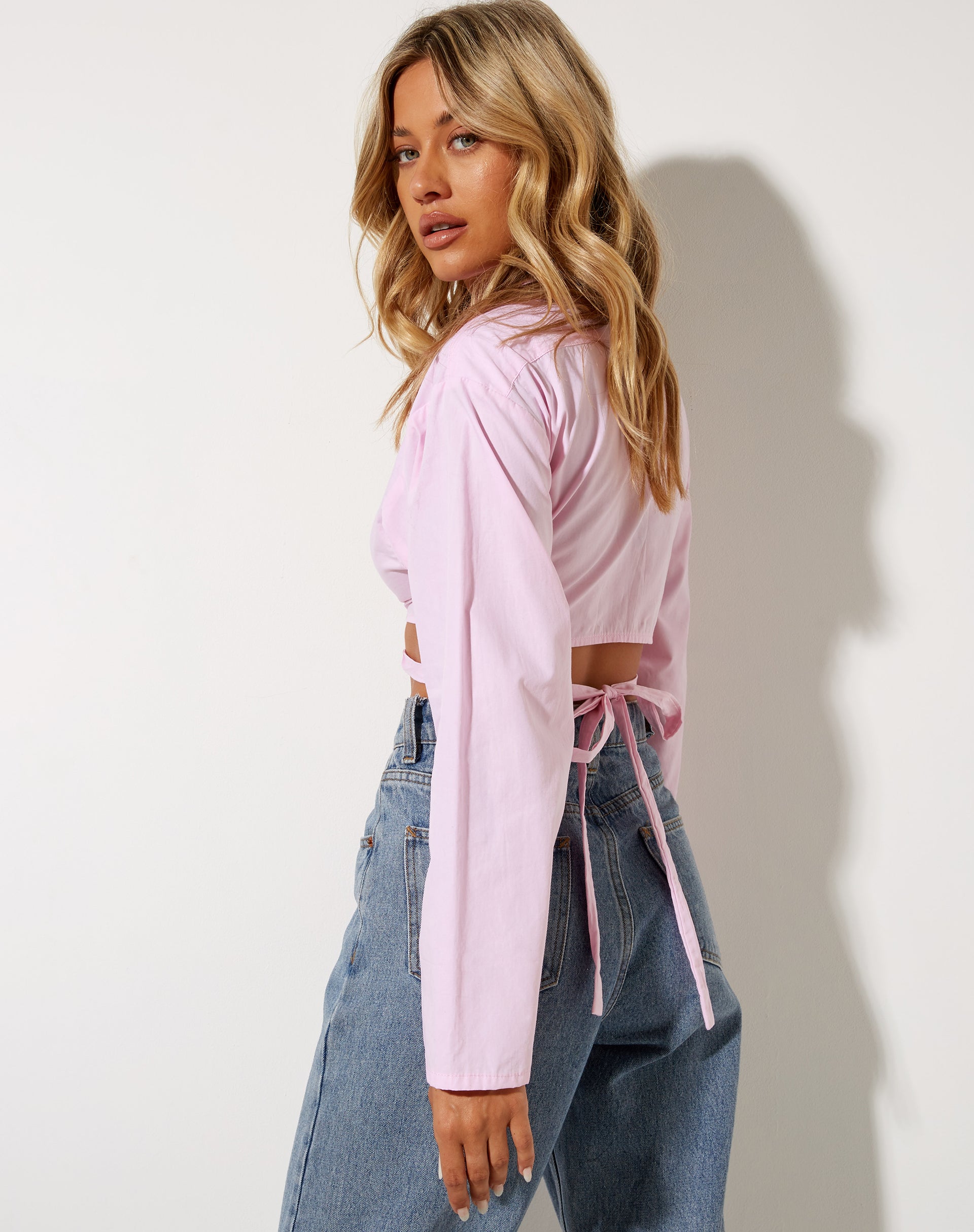 Elyse Crop Top in Pink