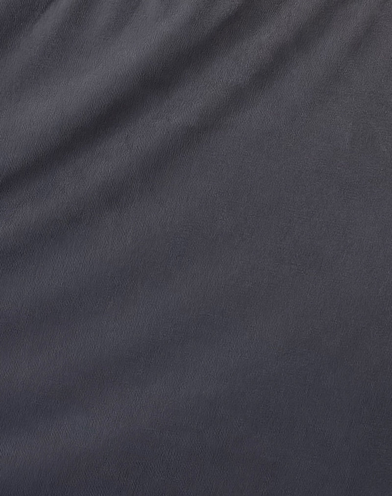 Nidya Mini Skirt in Dark Grey