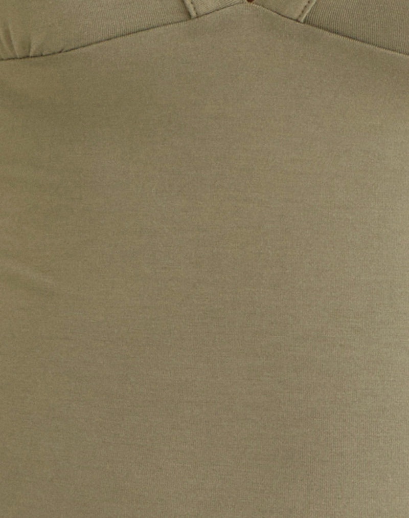 Emesy Long Sleeve Top in Khaki