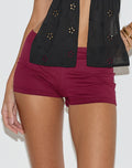 Eunia Short in Burgundy