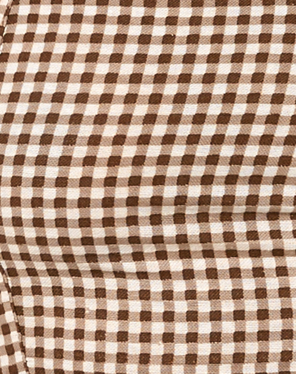 Eunji Crop Top in Mini Gingham