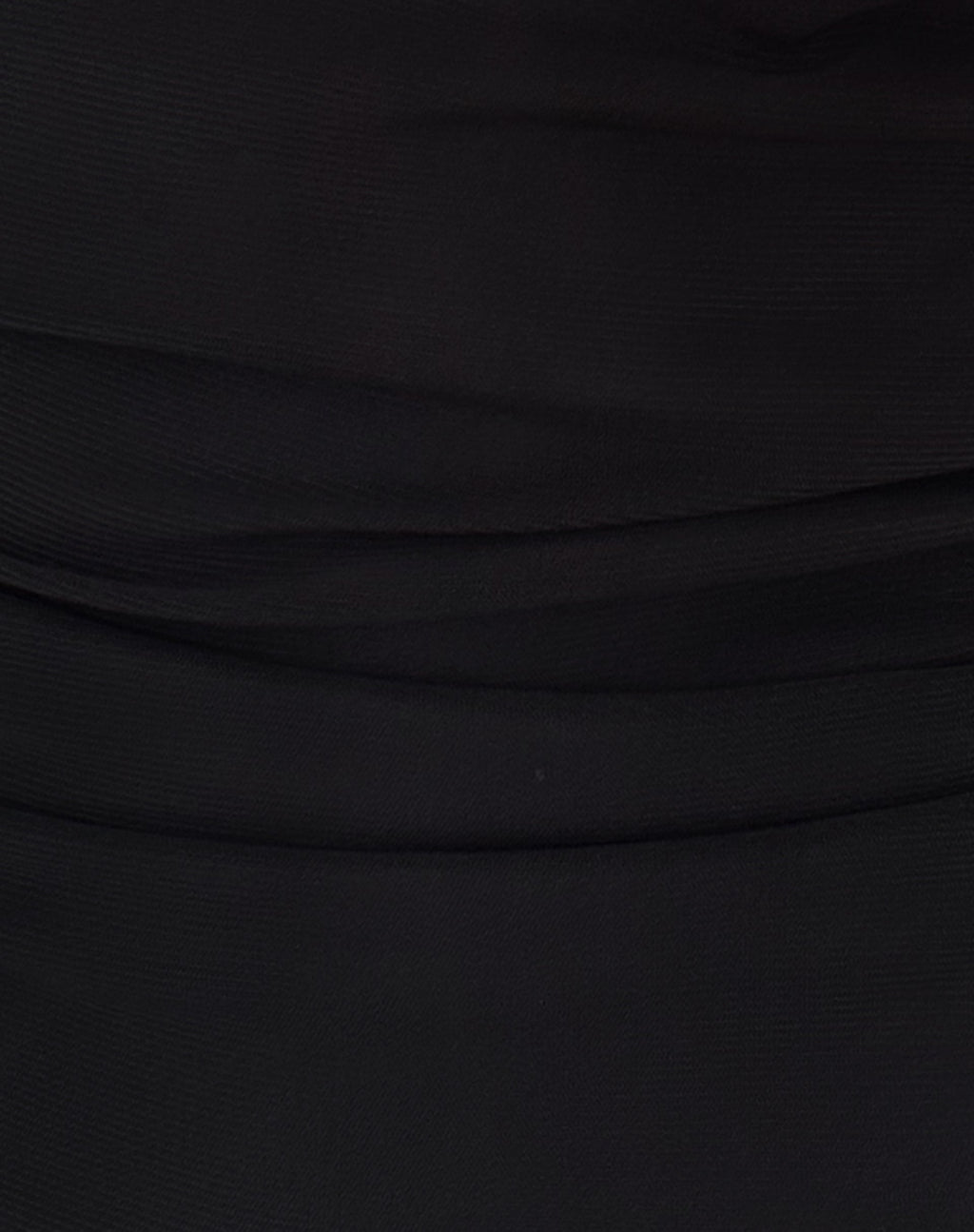 Evelina One Shoulder Top in Black Mesh