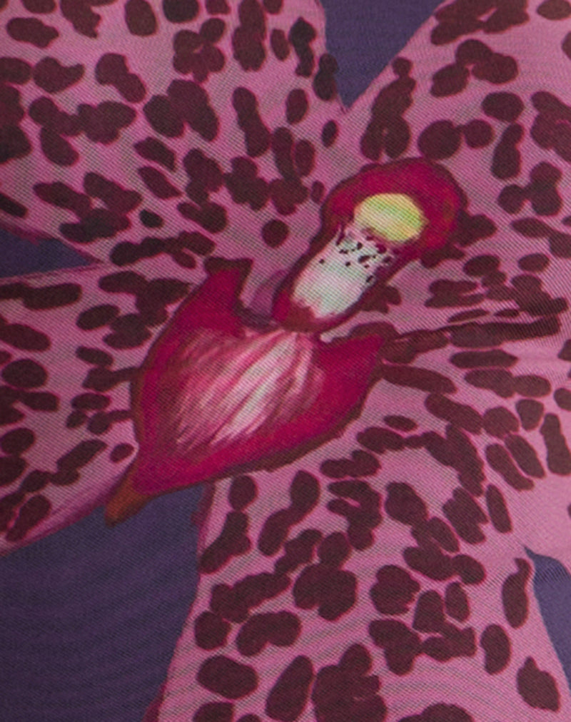 Fayola Maxi Dress in Vibrant Orchid Purple