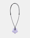 Flower Necklace in Resin Lilac