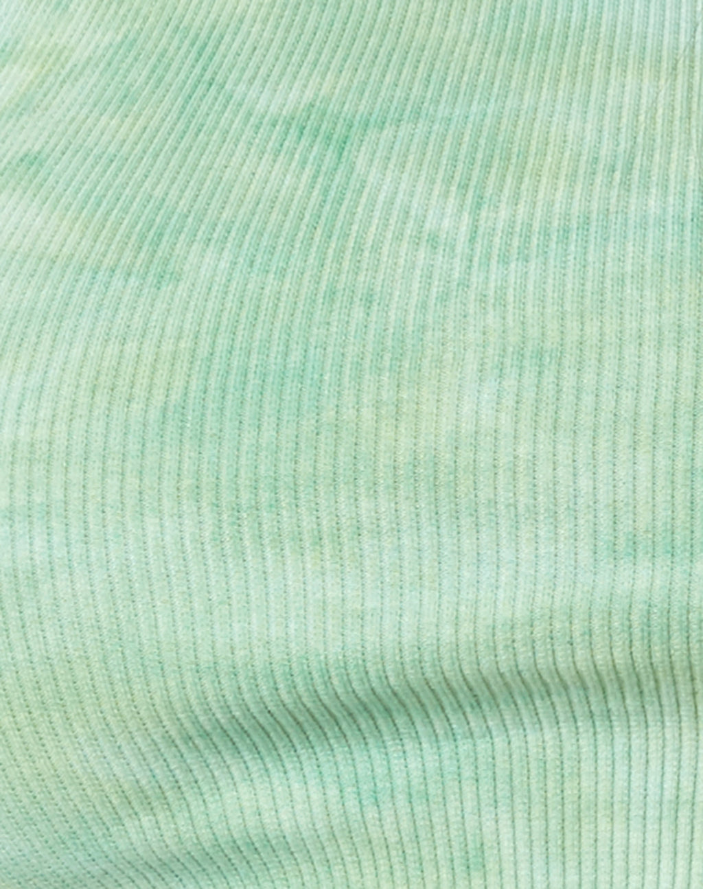 Givas Crop Top in Green Tie Dye