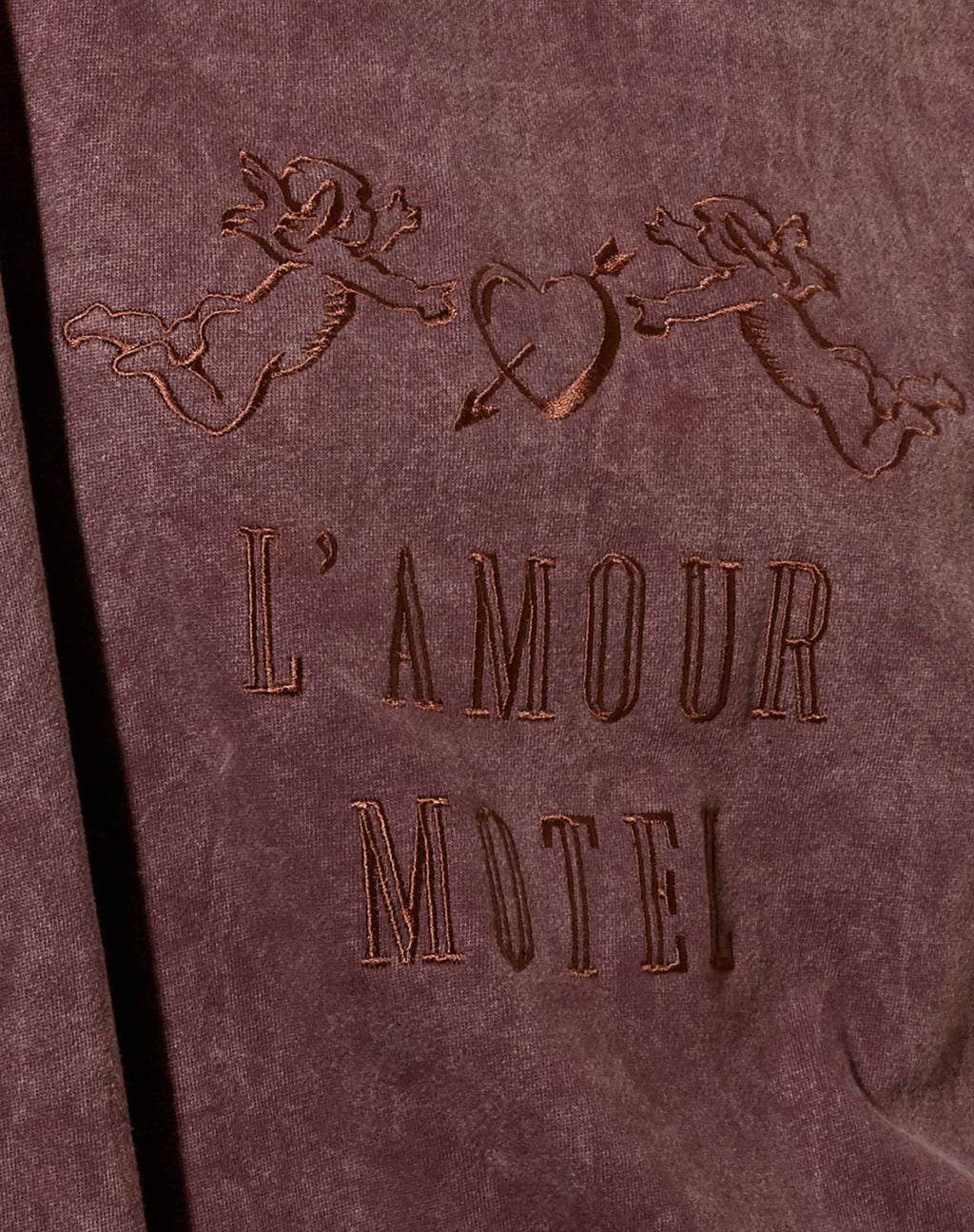 Glo Sweatshirt in Brown Wash L'Amour Motel Embro