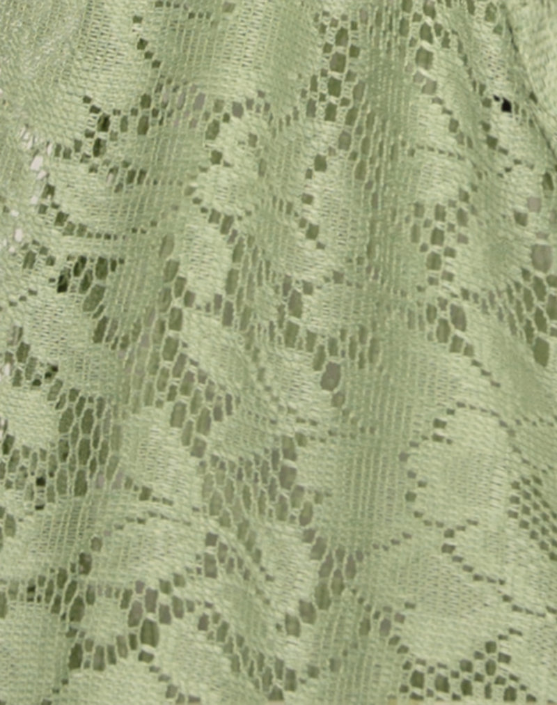 Ari Lace Hobo Bag in Sage