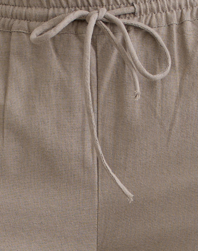 Wasic Wide Leg Trouser in Biscotti