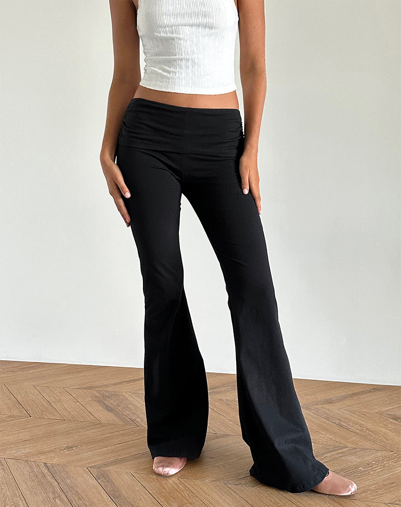Jacita Flare Trouser in Black
