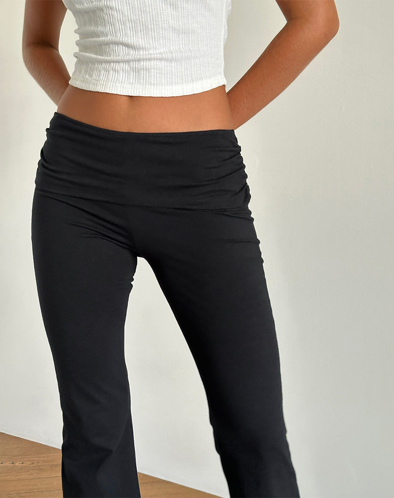 Jacita Flare Trouser in Black